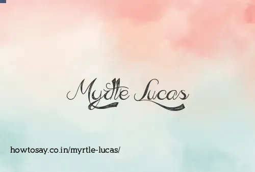 Myrtle Lucas