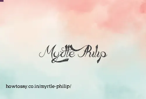 Myrtle Philip