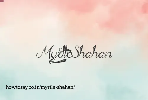 Myrtle Shahan