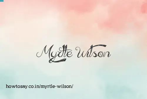 Myrtle Wilson