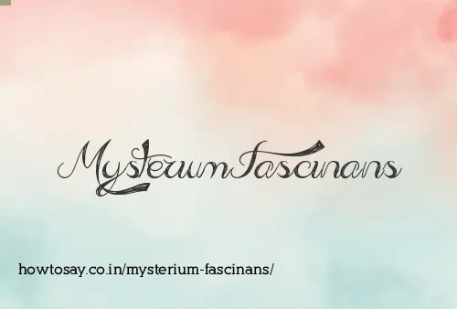 Mysterium Fascinans