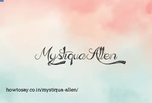 Mystiqua Allen