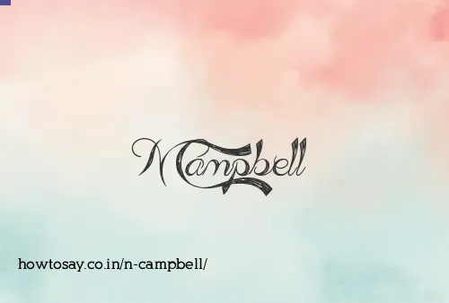 N Campbell