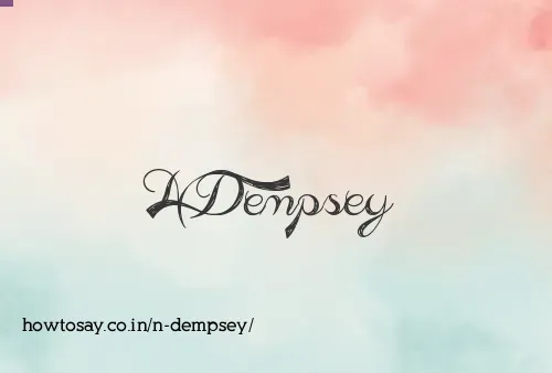 N Dempsey