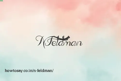 N Feldman