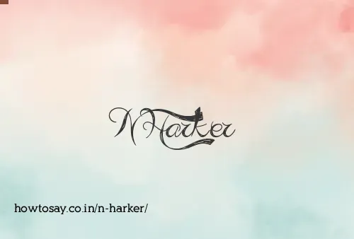 N Harker