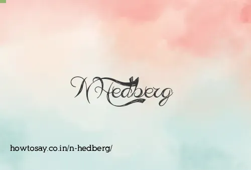 N Hedberg