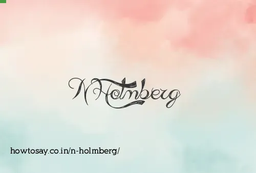 N Holmberg