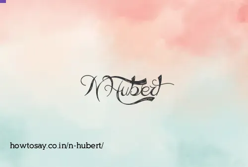 N Hubert