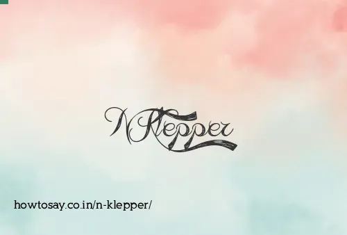 N Klepper