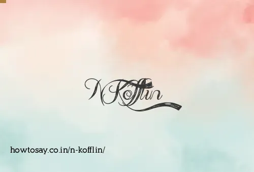 N Kofflin