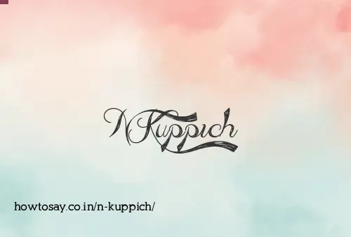 N Kuppich