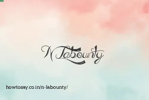N Labounty