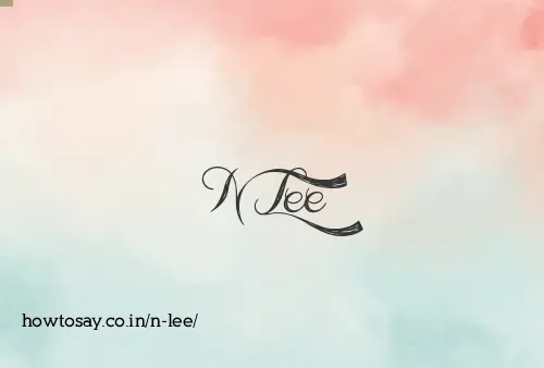 N Lee