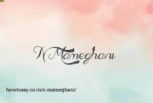 N Mameghani