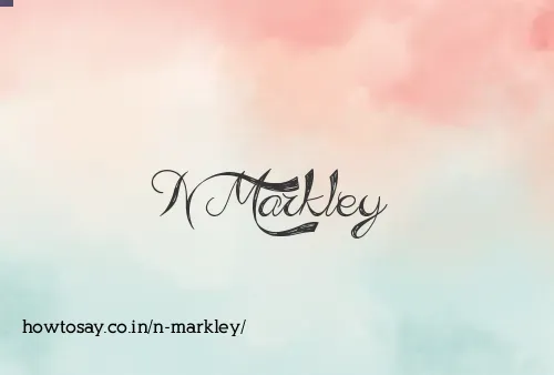 N Markley