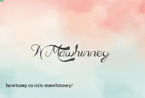 N Mawhinney