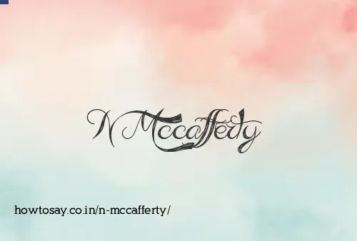 N Mccafferty