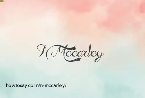 N Mccarley