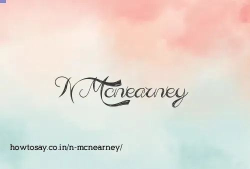 N Mcnearney