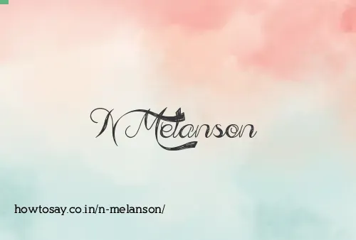 N Melanson