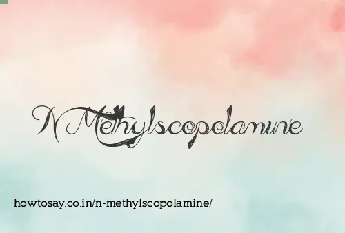 N Methylscopolamine
