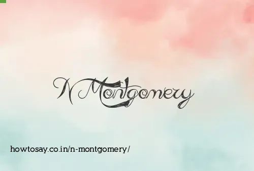 N Montgomery
