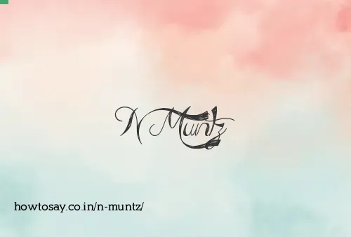 N Muntz