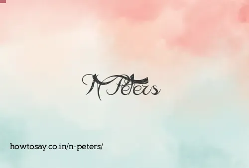 N Peters