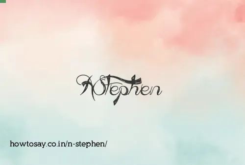 N Stephen