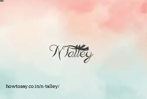 N Talley