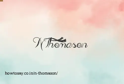 N Thomason