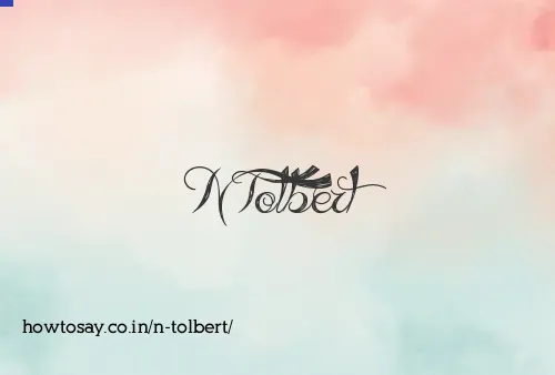 N Tolbert