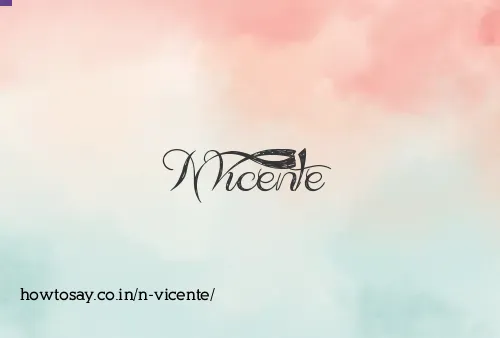 N Vicente