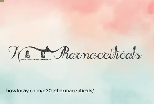 N30 Pharmaceuticals