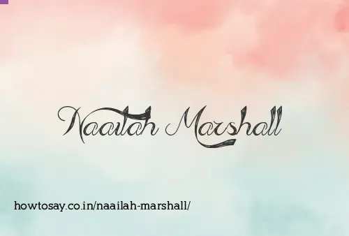 Naailah Marshall