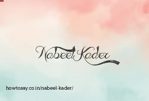 Nabeel Kader