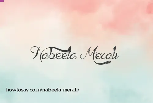 Nabeela Merali