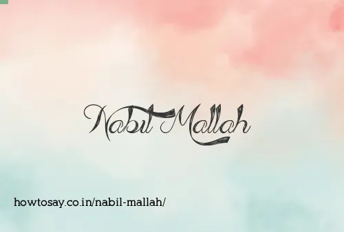 Nabil Mallah