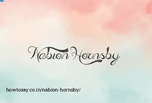 Nabion Hornsby