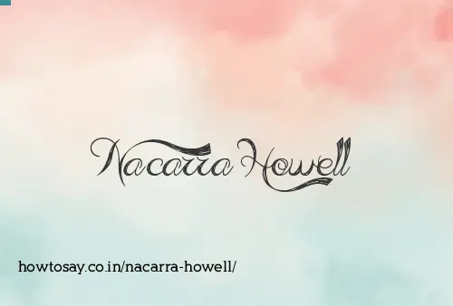 Nacarra Howell