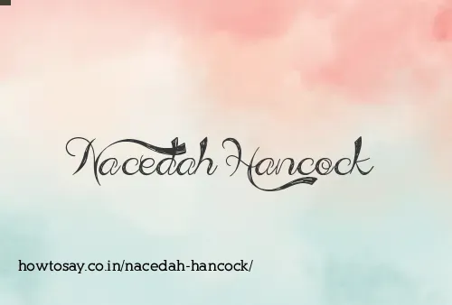 Nacedah Hancock