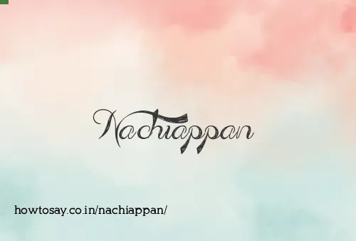Nachiappan