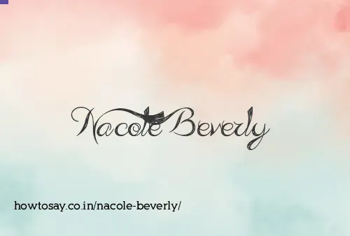 Nacole Beverly