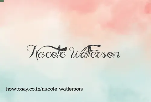 Nacole Watterson