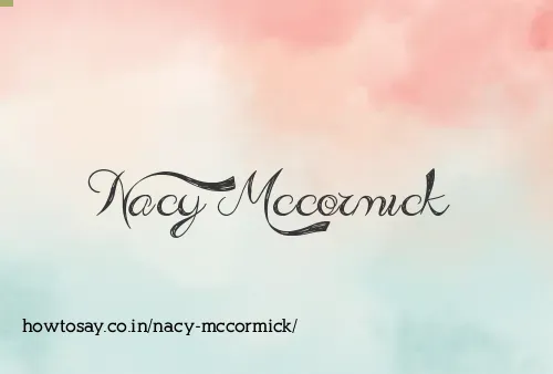 Nacy Mccormick
