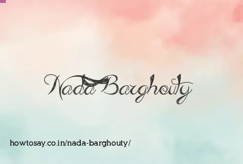 Nada Barghouty