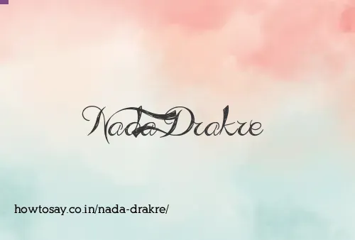 Nada Drakre