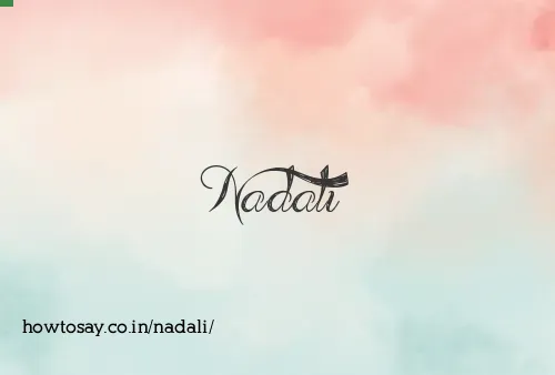 Nadali