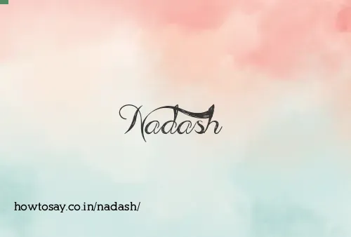 Nadash